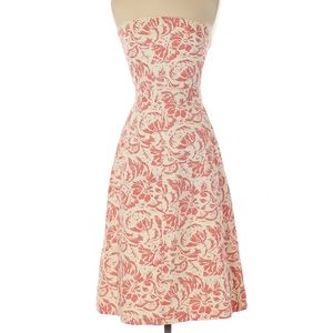 J. Crew Coral Strapless Dress